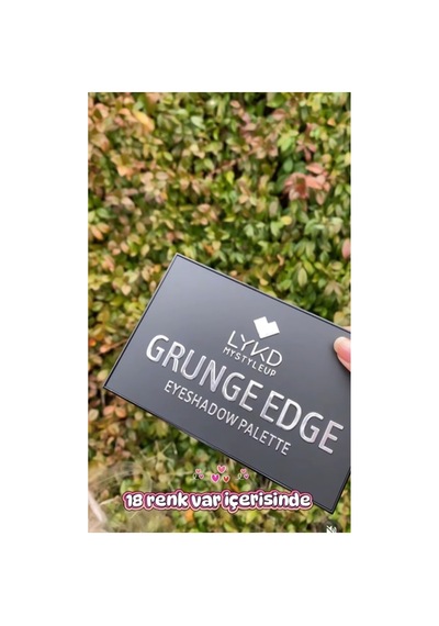 18'li Far Paleti-957 Grunge Edge 12 Mat Ton -6 Işıltılı Ton