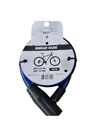 Bisiklet Kilidi 12x65 Cm Ym-733