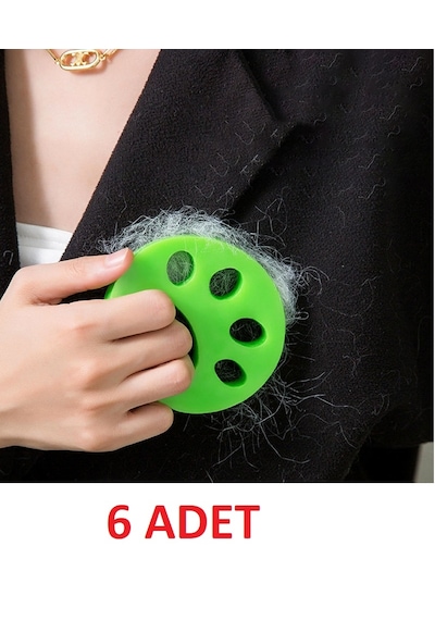 Çamaşır Makinesi Ve Evcil Hayvanlar İçin Tüy Toplayıcı Yıkanabilir Aparat 6 Adet 5668