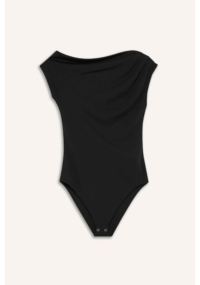 Defacto Tek Omuzlu Çıtçıtlı Body G1843ax25aubk81 Siyah