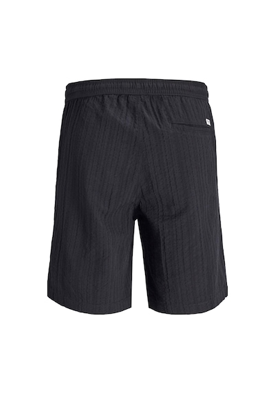 Jack & Jones Jpstjaıden Tyson Erkek Jogger Şort Rahat Kesim Günlük Yazlık Şort Siyah