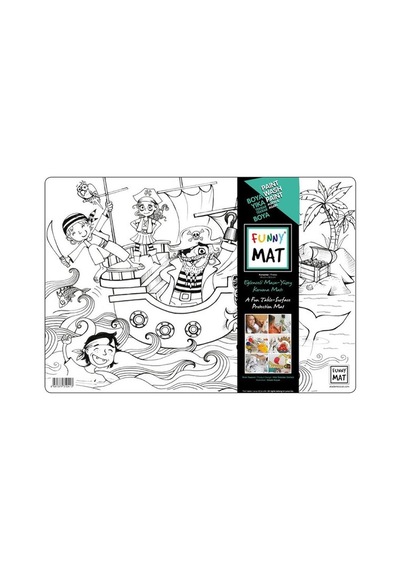 Akademi Çocuk Funny Mat Korsanlar 33.5X48Cm