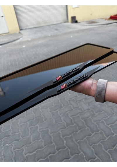 Renkli Özel Full Pleksi Amg Plakalık