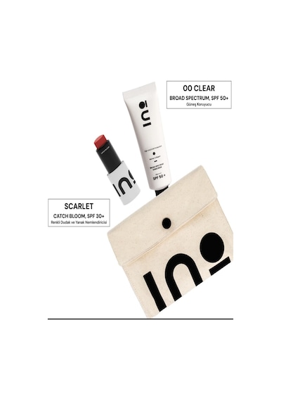 Catch Bloom Pocket Lip & Cheek Stick Scarlet + Broad Spectrum Spf 50+ Sunscreen 00 Clear