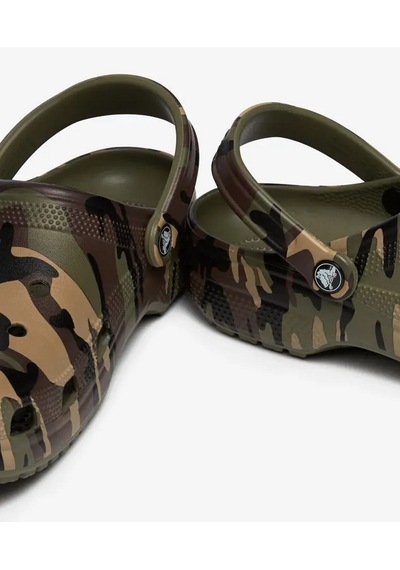 Crocs 211936-3tc Classic Camouflage Clog Unisex Sandalet Çok Renkli