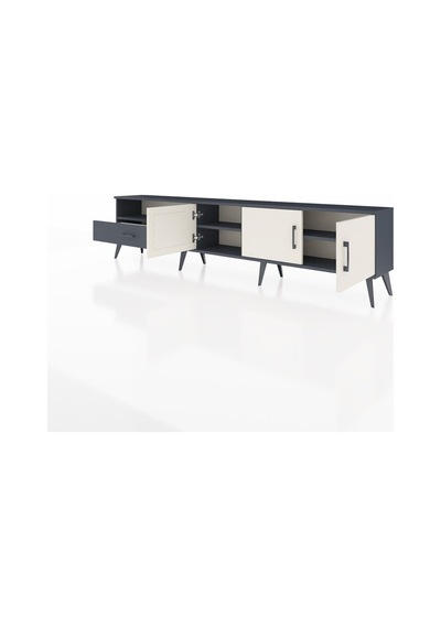 Arges Tv Ünitesi 3 Raflı Tek Çekmeceli 3 Kapaklı 220x30x51 Antrasit-aytaşı/antrasit Aytası/antrasıt - Antrasıt Arges Tv Ünitesi 3 Raflı Tek Çekmeceli 3 Kapaklı 220x30x51 Antrasit-aytaşı/antrasit Aytası/antrasıt - Antrasıt
