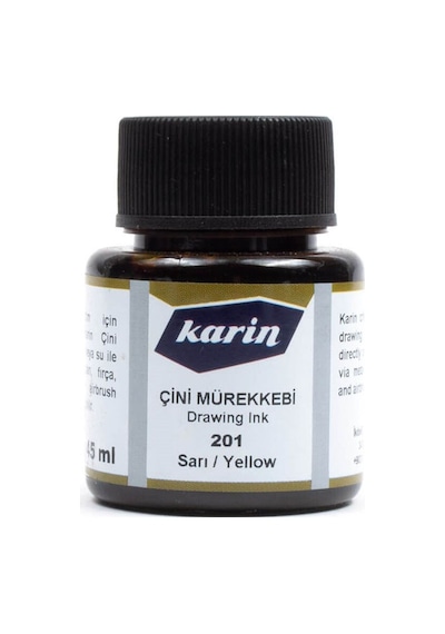 Karin Çini Mürekkebi 45Ml - Sarı