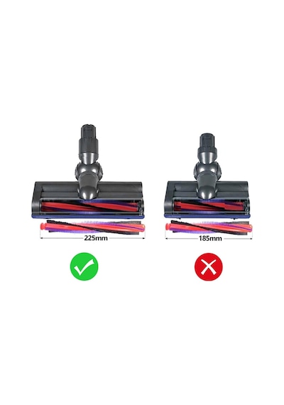 Dyson V6 Dc59 Dc62 Cy 22 Uyumlu Cy 26 İle Uyumlu Süpürge Büyük Turbo Başlık Fırçası