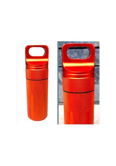 Omeniv Alüminyum Tüp İlaç Kibrit Anahtar Kamp Outdoor Anahtarlık Çok Renkli