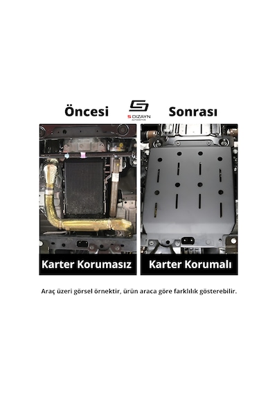 S-dizayn Citroen C5 Aircross Çelik Karter Muhafaza Koruma 2017 Üzeri A+ Kalite