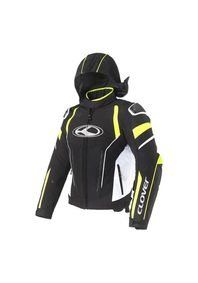 Clover Rainblade-3 Wp Korumalı Motosiklet Montu Siyah Sarı
