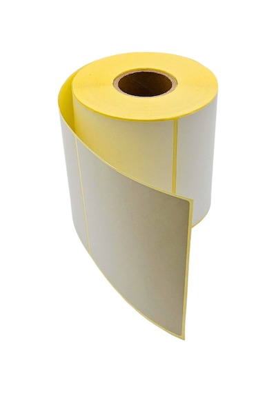 Termal Barkod Etiketi 100x100mm 1 Rulo 500 Sarım Ribonsuz Kargo, Depo Termal Yazıcılar 1