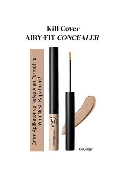 Clio Kill Cover Airy-Fit Concealer 4 Ginger