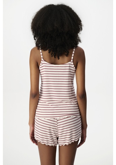 Penti Bej Sisterhood Beige Şortlu Pijama Takımı