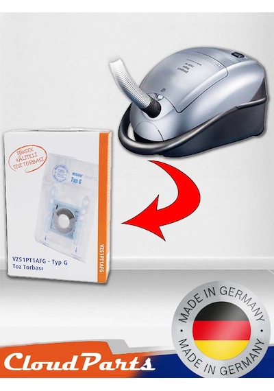 Bosch Uyumlu/siemens/profilo Elektrikli Süpürgeleri İle  Kağıt Toz Torbası - G Tipi 5 Torba Ve 1 Mikrofiltre luğu Sorunuz