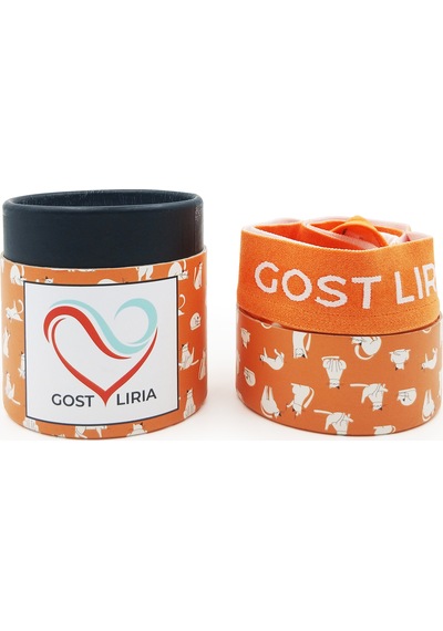 Gost Liria -silver Cat Desenli Kadın String Külot Turuncu