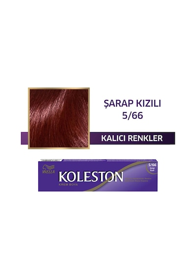 Koleston Tüp Boya 50 Ml - 5.66 Şarap Kızılı 3 Adet