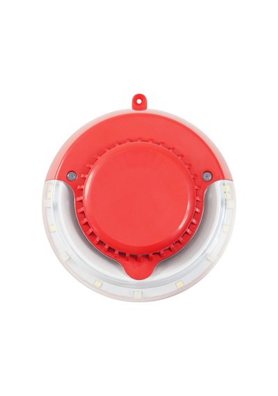 Teknim Tfs-4192r Konvansiyonel Flaşörlü Yangın Alarm Sireni - Kırmızı