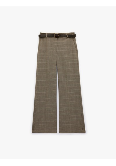 Koton Kemerli Geniş Paça Cepli Kumaş Ekose Pantolon Kahverengi Ekose 6sak40038ew Kahverengi Koton Kemerli Geniş Paça Cepli Kumaş Ekose Pantolon Kahverengi Ekose 6sak40038ew Kahverengi
