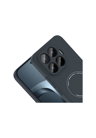 Xiaomi 17t Pro Kılıf Magsafe Şarj Özellikli Kamera Korumalı Elio Sert Pc Kapak Lacivert