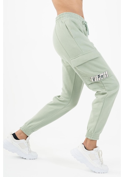 Maraton Sportswear Comfort Kadın Dönüşlü Paça Basic Açık Yeşil Eşofman Altı 22974-açık Yeşil Açık Yeşil