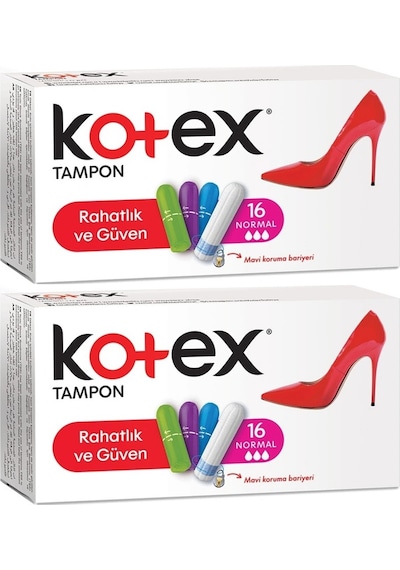 Kotex Tampon Normal 32 Li Set 2pk 16