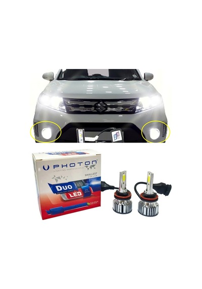 Suzuki Vitara Led Xenon Sis Farı Ampulü H11 Duo Yeni Seri Beyaz 2015-2021