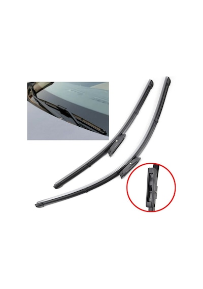 Renault Clio 3 Ön Cam Muz Ön Silecek Süpürgesi Seti 2007--2011 411974506