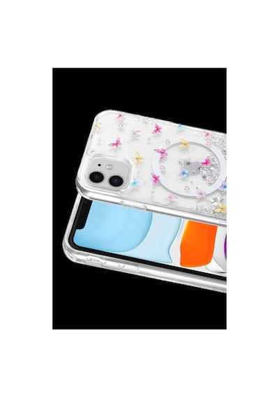 Tedar Onegif Apple iPhone Uyumlu 11 Misk Simli Magsafe Kapak - Desen 4 Najmaddin standart