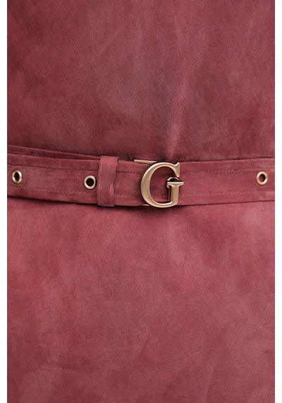 Guess Bayan Elbise W6gk50 W1950 G594 Bordo