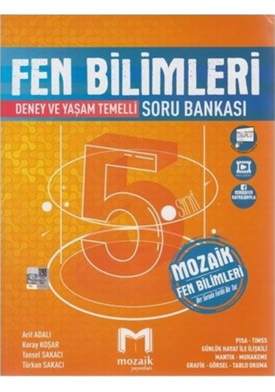 Mozaik Yayınları 5.Sınıf Fen Bilimleri Soru Bankası