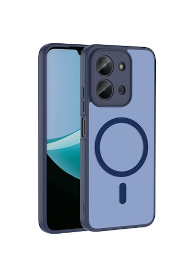 Xiaomi Redmi 15c Kılıf M-safe Şarj Özellikli Zore Babet Kapak Xiaomi Redmi 15c Zore - Lacivert