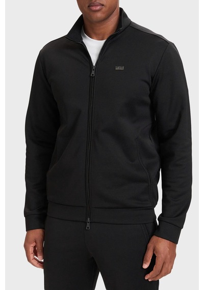 Ea7 Regular Fit Dik Yaka Fermuarlı Erkek Sweat Sweat 7m002098 Af27716 Uc001 Siyah