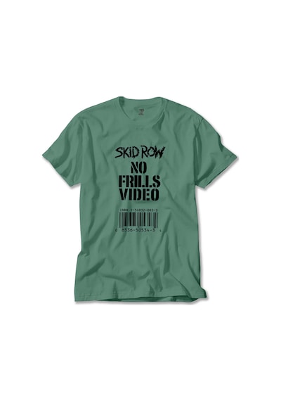 Skid Row No Frills Video Yeşil Tişört Yeşil