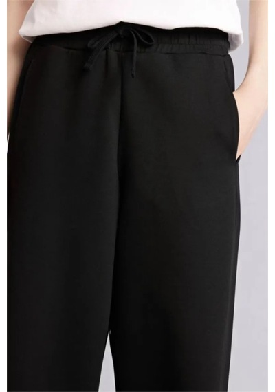 Defacto Baggy Fıt Basıc Düz Skuba Dalgıç Kumaş Pantolon G8157ax26spbk81 Siyah-bk81