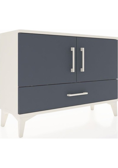 Arges Şifonyer 2 Raflı Tek Çekmeceli 2 Kapaklı 88x30x64 Aytaşı-antrasit Aytası Arges Şifonyer 2 Raflı Tek Çekmeceli 2 Kapaklı 88x30x64 Aytaşı-antrasit Aytası