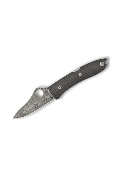 Spyderco Spyopera Cf Pln Damasteel-thor Çakı Siyah