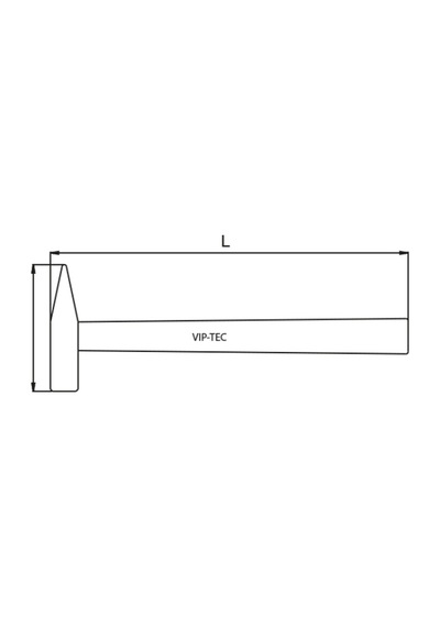 Vıp-tec Profesyonel Ağaç Saplı Tesv. Çkç. 100gr Vt861100