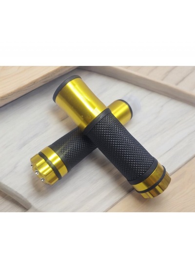 Motosiklet Elcek Tk Alüminyum Kaplamalı Sarı Renk Gold