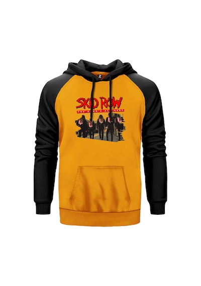 Skid Row The Gang Sarı Renk Reglan Kol Sweatshirt Sarı