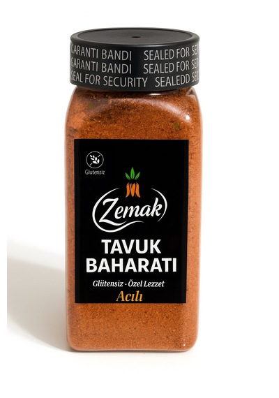 Zemak Acılı Tavuk Baharatı 175 G %100 Glütensiz Mangal & Fırın Için Özel Karışım