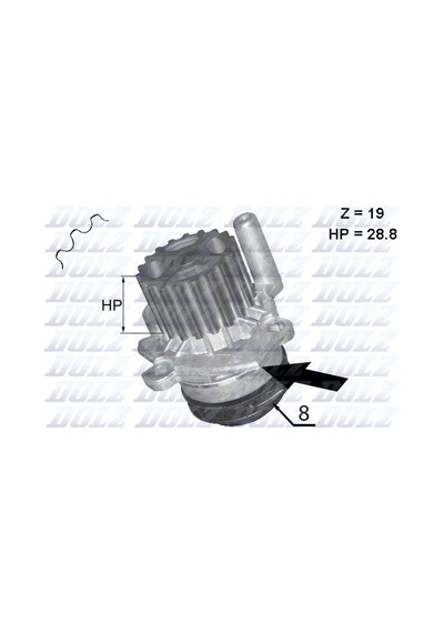 Dolz Devirdaim Crafter-t6-a3-jetta-caddy-polo-passat 1.2-1.6-2.0 Tdı Cayb/c/d-caab/c-ckub-cffb-cfwa-caga A224 03l121011 03l121011j 03l121011p