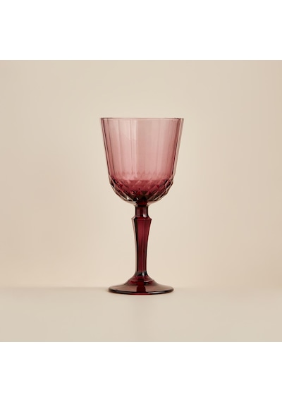 Bella Maison Colore Kesme Kadeh 6'lı Gül Kurusu 310 CC Pembe