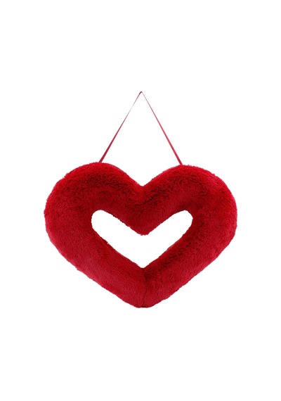 Neco Plush Kırmızı Delikli Kalp Çilçila 46 CM