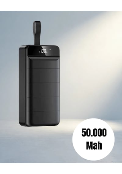 Yüksek Kapasiteli 50.000 Mah Powerbank - Tüm Cihazlarla Uyumlu