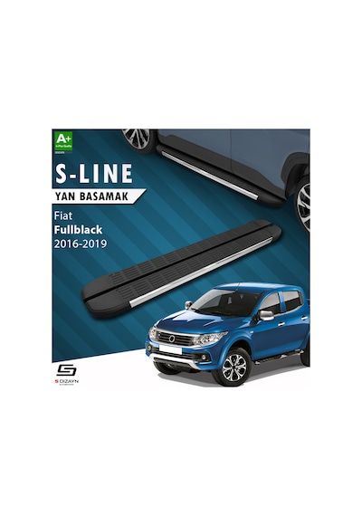 S-dizayn Fiat Fullback S-line Krom Yan Basamak 193 Cm 2016 Üzeri