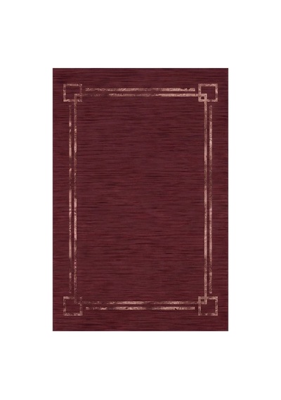 Kartela Halı Seno Halı Kaymaz Taban Makinede Yıkanabilir Halı Bordo - 100 X 150 Cm