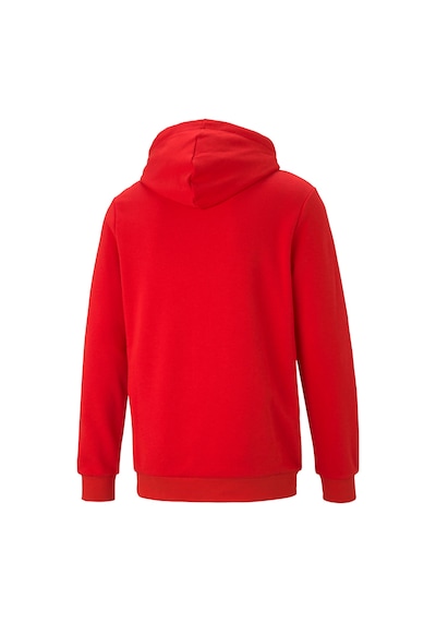 Puma Essential Big Logo Gri Erkek Sweatshirt Kırmızı