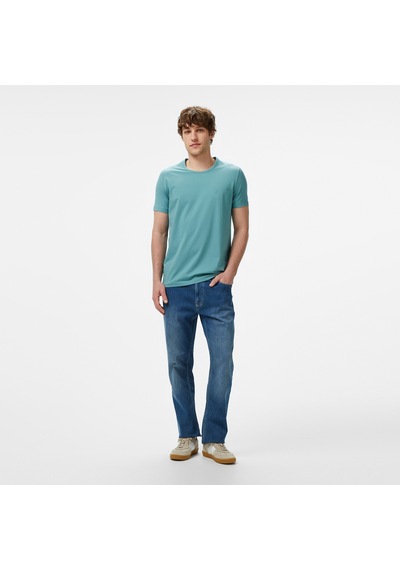 Nautica Erkek Yeşil Regular Fit T-shirt 026 V55009t Yeşil
