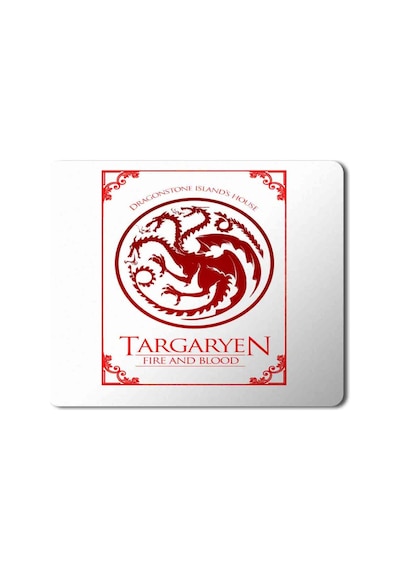 Game Of Thrones Targaryen House Baskılı Mousepad Mouse Pad